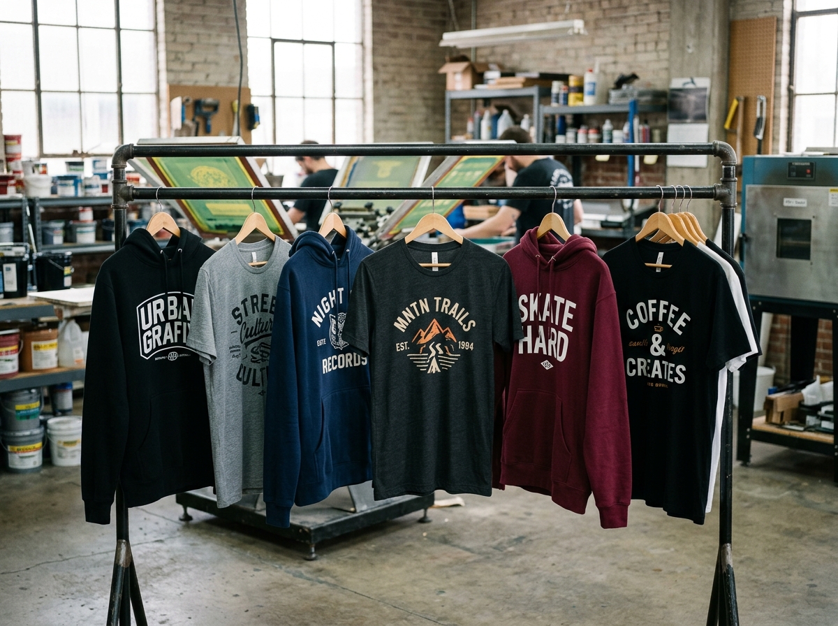 Custom Apparel Screen Printing & Hoodie